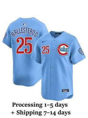Mens Youths Select Moises ballesteros Blue Stitched Jersey